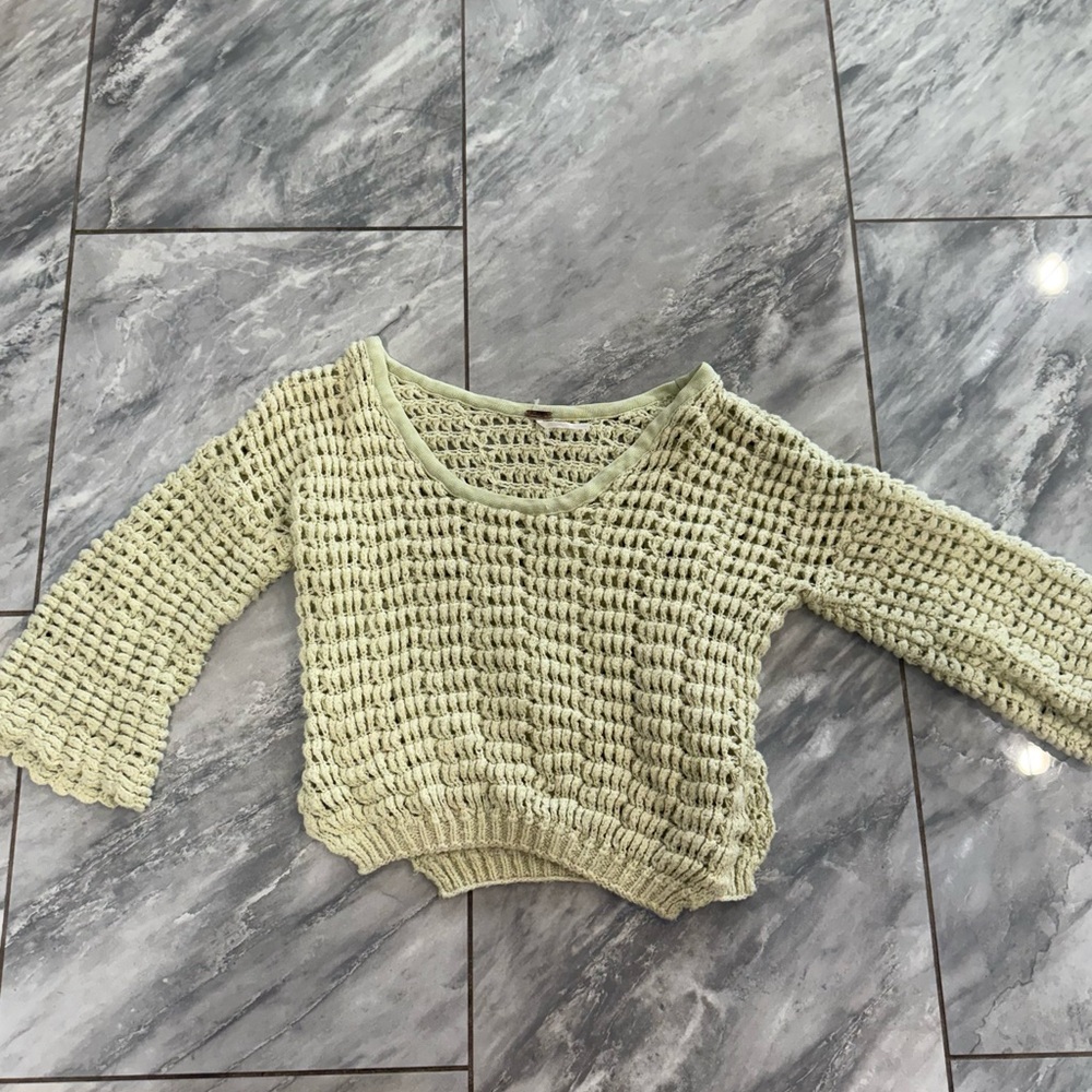 Women's green Knit Sweater
